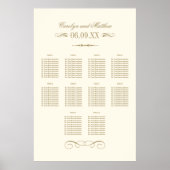  Ivory Antiek Vlaams bruiloft Poster (Voorkant)