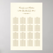  Ivory Antiek Vlaams bruiloft Poster (Voorkant)