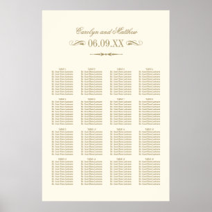  Ivory Antiek Vlaams bruiloft Poster