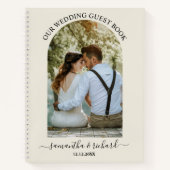 Ivory Arch Persoonlijke foto-bruiloft Gast Notitieboek (Voorkant)