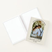 Ivory Arch Persoonlijke foto-bruiloft Gast Notitieboek (Binnen)