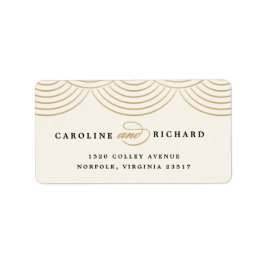 Ivory Art Deco String Lights Retouradres Label