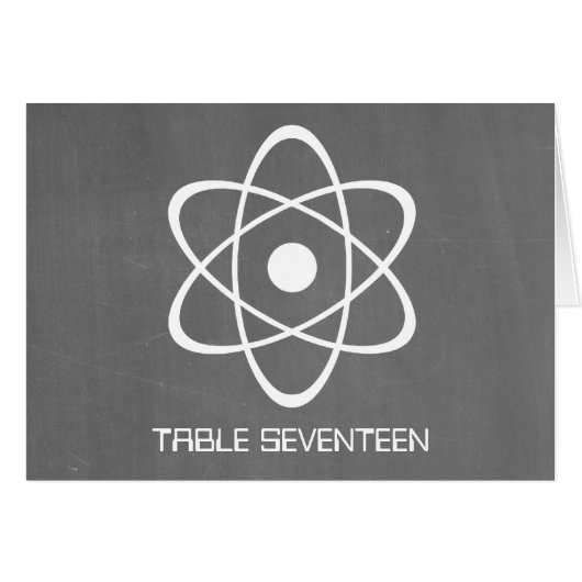 Ivory atoomalkbordlijstnummer Kaart (Voorkant Horizontaal)