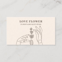 Ivory Beige Florist Botanische Handen vasthouden