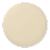 Ivory Beige Keramische Knop (Voorkant)
