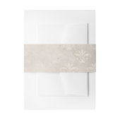 Ivory Belly Band Uitnodigingen Wikkel (Voorkant Voorbeeld)