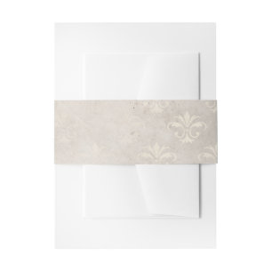 Ivory Belly Band Uitnodigingen Wikkel