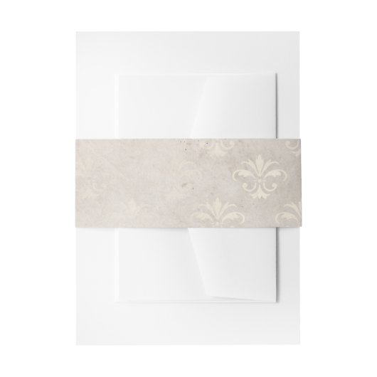 Ivory Belly Band Uitnodigingen Wikkel (Voorkant Voorbeeld)