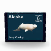 Ivory Beluga - Postage Alaska Fotoblokken (Voorkant)