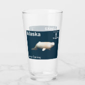 Ivory Beluga - Postage Alaska Glas (Achterkant)