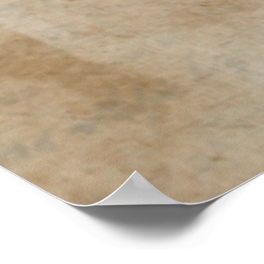 Ivory & Black Koe Art Poster (Hoek)