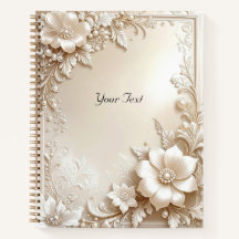 Ivory Bloemen Notitieboek