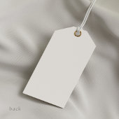 Ivory Bloom & Elegant Gold Script Bridal Shower Cadeaulabel