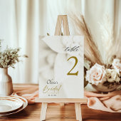 Ivory Bloom & Gold Script Bridal Shower Kaart
