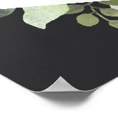 Ivory Bloom | Waterverf Floral Weddenschap Welkom Poster (Hoek)