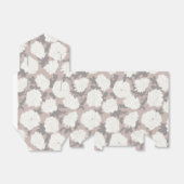 Ivory Blooms, tropische Romance Bedankdoosjes (Uitgevouwen)