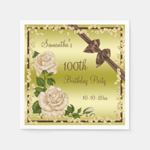 Ivory Blossom, Bows & Diamonds 100th Servet