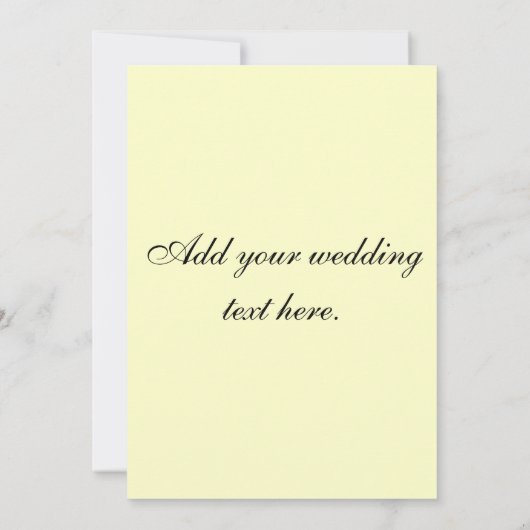 Ivory Blue Damask Wedding Invitation met Monogram Kaart (Achterkant)