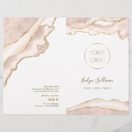 Ivory Blush Agaat Service Menu Brochure