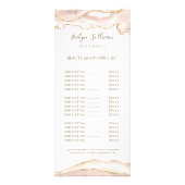 Ivory blush agush prijslijst rackkaart reclamekaart (Voorkant)