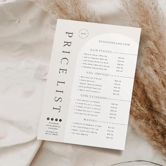 Ivory Blush Modern Price List