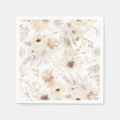 Ivory Boho Floral Servet (Voorkant)