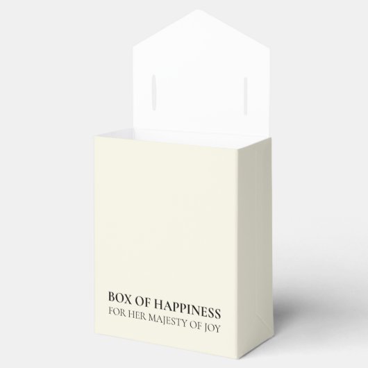 Ivory Box of Happiness for Her Majesty Bedankdoosjes (Geopend)