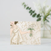 Ivory Bride Briefkaart (Staand voorkant)