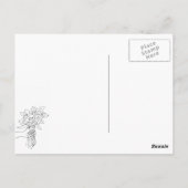 Ivory Bride Briefkaart (Achterkant)