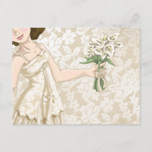 Ivory Bride Briefkaart