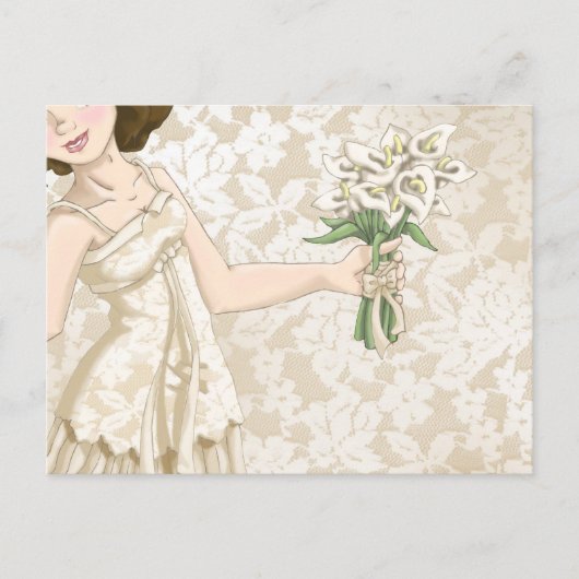 Ivory Bride Briefkaart (Voorkant)