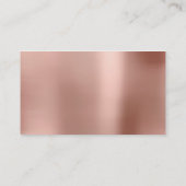 Ivory Brush Parly Copper Steel Silver Glitter VIP Visitekaartje (Achterkant)