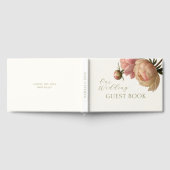 Ivory | Chic Blush Rose Wedding Gastenboek (Volledig)