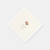 Ivory | Chic Rose Wedding  Servet (Hoek)