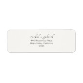 Ivory | Chic Simple Clean Wedding Etiket (Voorkant)