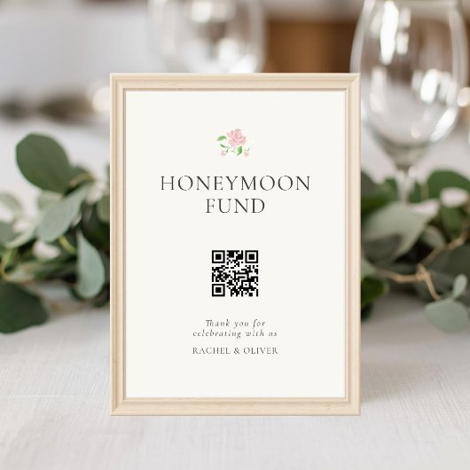 Ivory | Chic Trouwfonds Honeymoon Poster