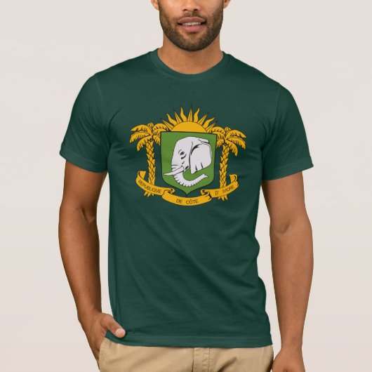 Ivory Coast Coat of Arms T-shirt (Voorkant)