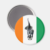 Ivory Coast Cote D'Ivore Soccer Flag Magneet (Voorkant / Achterkant)