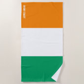 Ivory Coast Flag Splendid Patriotic Strandlaken (Voorkant)