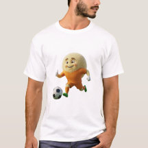 Ivory Coast Garba Soccer Mascot T-Shirt - Group D 