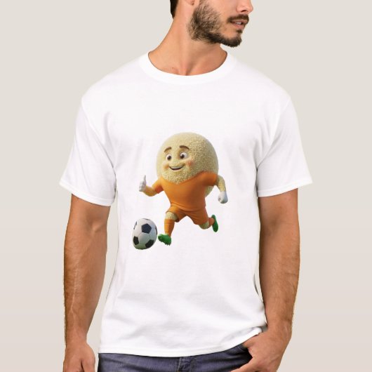 Ivory Coast Garba Soccer Mascot T-Shirt - Group D (Voorkant)