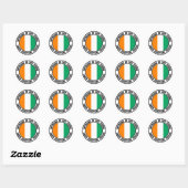 Ivory Coast Round Emblem Ronde Sticker (Vel)