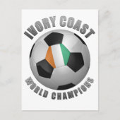 IVORY COAST SOCCER CHAMPES BRIEFKAART (Voorkant)
