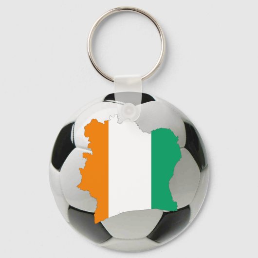 Ivory Coast soccer Sleutelhanger (Voorkant)