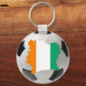 Ivory Coast soccer Sleutelhanger (Voorkant)