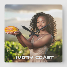 IVORY COAST VIERKANTE KLOK