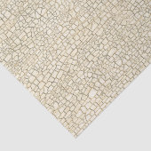Ivory Crackle textuur Tissuepapier (Detail)