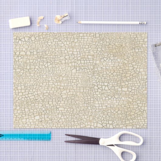  Ivory Crackle textuur Tissuepapier (Craft)