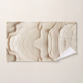 Ivory Cream Bohemian Natuurlijke Textured Look Bad Handdoek (Handdoek)