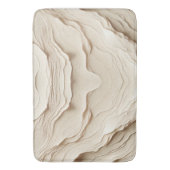 Ivory Cream Bohemian Natuurlijke Textured Look Badmat (Voorkant Verticaal)